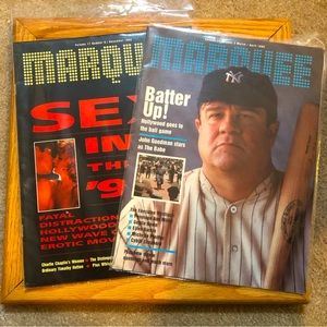 Canadian Movie Magazine Marquee - How great would these look in the movie room?